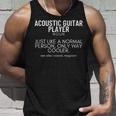 アコースティックギタープレーヤー定義面白いアコースティックギター タンクトップ 彼への贈り物
