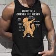 アナトミー・オブ・ア・ゴールデン・レトリバー 犬 オーナー 子犬 面白い キュート タンクトップ 彼への贈り物