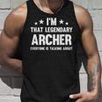 アーチャー 個人名 I'm That Legendary Archer タンクトップ 彼への贈り物