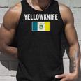 イエローナイフ 紋章 旗 国家への誇り ギフト お土産 タンクトップ 彼への贈り物