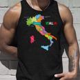 イタリア地図ブーツ 国旗 イタリア タンクトップ 彼への贈り物