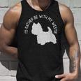 ウエスト・ハイランド・テリア-ウェスティと一緒にいたい タンクトップ 彼への贈り物