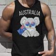 オーストラリアの国旗がかわいいコアラ タンクトップ 彼への贈り物