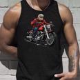 オートバイ アメリカン バイク おもしろ パロディ バイカー トランプ ライダー クルーザー モーターサイクル No3 タンクトップ 彼への贈り物
