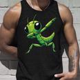 カマキリ、おかしなカマキリ タンクトップ 彼への贈り物