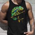 カメレオン トカゲ 爬虫類 カメレオン イグアナ トカゲ カメレオン タンクトップ 彼への贈り物
