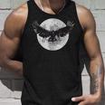 カラス アニマルプリント 動物好き カラス デザイン 動物 月 タンクトップ 彼への贈り物