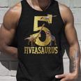 キッズ Tレックス 恐竜 誕生日パーティー装飾 5歳の誕生日 男の子 恐竜 タンクトップ 彼への贈り物