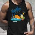 キューバ 熱帯の風景 ハバナ ギフト お土産 カリブ海 ヤシの木 冒険 タンクトップ 彼への贈り物
