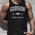 ギブソン ノースカロライナ Nc ビンテージ アスレチック スポーツデザイン タンクトップ 彼への贈り物