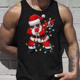 クリスマス サンタクロース ダビングダンス クリスマスライト 家族 タンクトップ 彼への贈り物