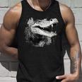 クロコダイル ワニの肖像画 爬虫類 カラフル アニマルプリント タンクトップ 彼への贈り物