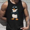 クールなペンギン漫画面白い動物サングラス付き タンクトップ 彼への贈り物