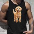 ゴールデンドゥードル犬 タンクトップ 彼への贈り物