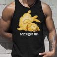 ゴールデンレトリバー ゴールデン 犬 Can't Get Up かわいい やる気スイッチ故障中 水彩 おもしろ 犬好き タンクトップ 彼への贈り物
