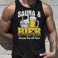 サウナとビールサウナ ウェルネスサウナ タンクトップ 彼への贈り物