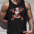 サンタ ウエイトリフティング ジム トレーニング クリスマス フィットネス タンクトップ 彼への贈り物