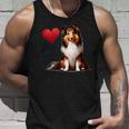 シェルティ・ドッグ・ママ、シェットランド・シープドッグ・ママ タンクトップ 彼への贈り物