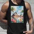 シドニーオペラハウスと南国の自然 タンクトップ 彼への贈り物
