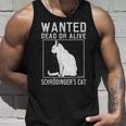 シュレディンガーの猫 指名手配の猫 死んで生きている 物理学 物理学者 タンクトップ 彼への贈り物