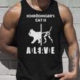 シュレディンガーの猫-死んで生きている-物理オタク タンクトップ 彼への贈り物