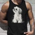 シーズー 犬 グラフィック ペット イラスト シーズー タンクトップ 彼への贈り物