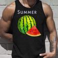 スイカ・夏【 サマータイム 】リゾート・夏 大好き／面白 イラスト タンクトップ 彼への贈り物