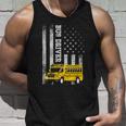 スクールバスドライバー アメリカ国旗 スクールバスドライバー用 タンクトップ 彼への贈り物