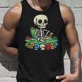 スケルトン ポーカー トランプ ギャンブル カジノ スカル ゲーム カード タンクトップ 彼への贈り物