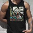 スケルトン 妖怪 歌川 国芳 日本美術 ハロウィン 相馬の古内裏 妖怪がしゃどくろと戦う大宅太郎光圀 タンクトップ 彼への贈り物