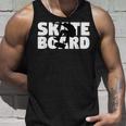 スケートボーダーへのギフト スケートボード シルエット タンクトップ 彼への贈り物