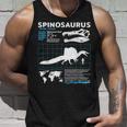 スピノサウルスのファクトシート タンクトップ 彼への贈り物
