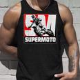 スーパーモトスーパーモタードエンデューロモトクロス タンクトップ 彼への贈り物