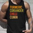 ターメリック コリアンダーチリクミン カレー タンクトップ 彼への贈り物