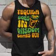 テキーラが知恵を生む 酒飲み ドリンク 飲酒 テキーラ タンクトップ 彼への贈り物