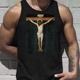 ディエゴベラスケス-＃2十字架につけられたイエスキリスト タンクトップ 彼への贈り物