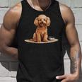 トイプードル 犬種 ペット かわいいグラフィック タンクトップ 彼への贈り物