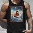 トイプードルとチワワのジェットスキー 夏の楽しいデザイン タンクトップ 彼への贈り物