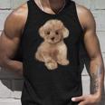 トイプードル犬、品種、ミニプードル子犬 タンクトップ 彼への贈り物