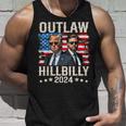 トランプ・ヴァンス'24 アウトロー・ヒルビリーアメリカ国旗ヴィンテージ タンクトップ 彼への贈り物