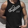 トロンボーン 音符 楽譜 音楽 楽器 タンクトップ 彼への贈り物