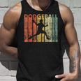ドッジボール選手 レトロ ドッジボール ギフト タンクトップ 彼への贈り物