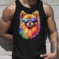 ドワーフ・スピッツ ポメラニアン ポム・スウィート・ジャーマン・スピッツ タンクトップ 彼への贈り物
