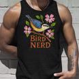 ナツハッチ 鳥 オタク ハナミズキ 木 アート タンクトップ 彼への贈り物