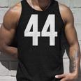 ナンバー44インチホワイトポケットスタイルバージョン。 タンクトップ 彼への贈り物