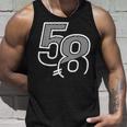 ナンバー58 スポーツジャージ 58 誕生日 タンクトップ 彼への贈り物