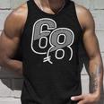 ナンバー68 スポーツジャージ 68 誕生日 タンクトップ 彼への贈り物