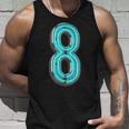 ナンバー8 、ファニーナンバーエイトtシャツ タンクトップ 彼への贈り物