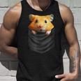 ハムスター 面白いtシャツ ポケット かわいい メンズ 子供 おもしろ 服 雑貨 グッズ ネタ ゆるキャラ タンクトップ 彼への贈り物