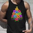 ハワイアン クリスマス ハイビスカス フラワー ツリー ハワイ トロピカル タンクトップ 彼への贈り物